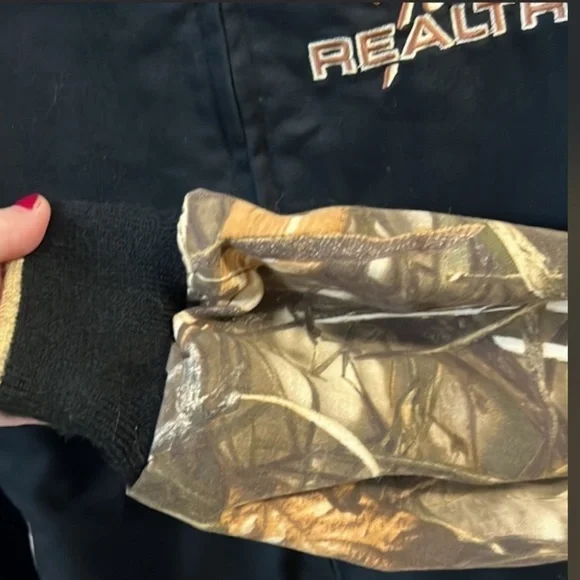 Team RealTree Signature Edition Rare RetroRacing Jacket Varsity Style Medium